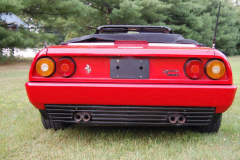 Ferrari Mondial Cab Convertible Red 1986 Rear View