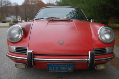 Porsche 912 Coupe Red 1965 Front View